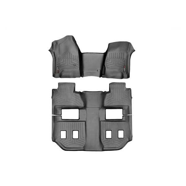 Front and Rear Floorliners - Over The Hump, 445431-446073